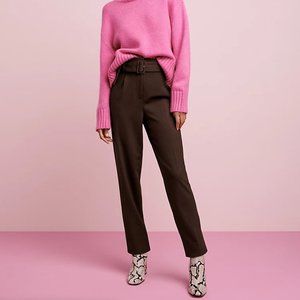 Ann Taylor Belted Tapered Pant